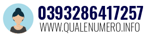 Numero di telefono 0393286417257 0393286417257