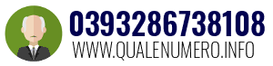 Numero di telefono 0393286738108 0393286738108