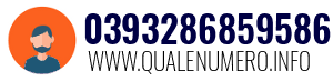 Numero di telefono 0393286859586 0393286859586