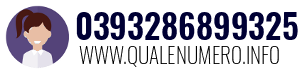 Numero di telefono 0393286899325 0393286899325