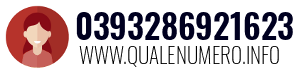 Numero di telefono 0393286921623 0393286921623