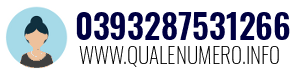 Numero di telefono 0393287531266 0393287531266