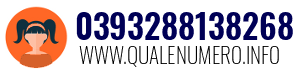 Numero di telefono 0393288138268 0393288138268