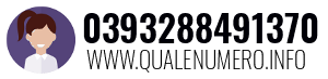 Numero di telefono 0393288491370 0393288491370