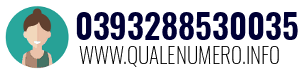Numero di telefono 0393288530035 0393288530035