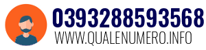 Numero di telefono 0393288593568 0393288593568