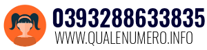 Numero di telefono 0393288633835 0393288633835