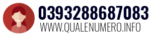 Numero di telefono 0393288687083 0393288687083