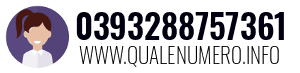 Numero di telefono 0393288757361 0393288757361