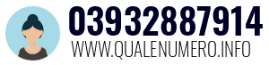 Numero di telefono 03932887914 03932887914