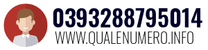 Numero di telefono 0393288795014 0393288795014