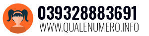 Numero di telefono 039328883691 039328883691