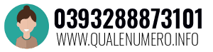Numero di telefono 0393288873101 0393288873101