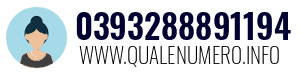 Numero di telefono 0393288891194 0393288891194