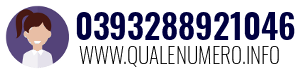 Numero di telefono 0393288921046 0393288921046