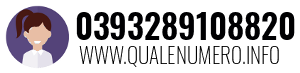 Numero di telefono 0393289108820 0393289108820