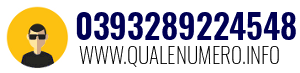 Numero di telefono 0393289224548 0393289224548