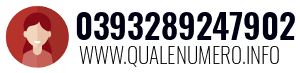 Numero di telefono 0393289247902 0393289247902