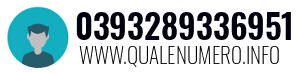 Numero di telefono 0393289336951 0393289336951