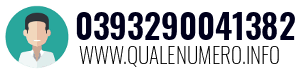 Numero di telefono 0393290041382 0393290041382