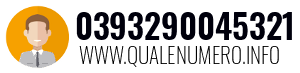 Numero di telefono 0393290045321 0393290045321