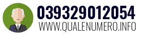 Numero di telefono 039329012054 039329012054