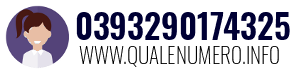 Numero di telefono 0393290174325 0393290174325