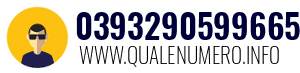 Numero di telefono 0393290599665 0393290599665