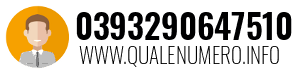 Numero di telefono 0393290647510 0393290647510