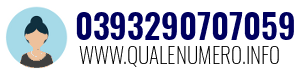 Numero di telefono 0393290707059 0393290707059