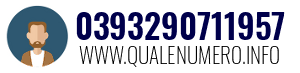Numero di telefono 0393290711957 0393290711957