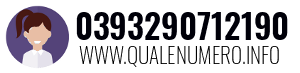 Numero di telefono 0393290712190 0393290712190
