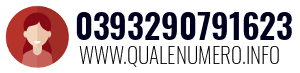 Numero di telefono 0393290791623 0393290791623