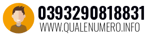 Numero di telefono 0393290818831 0393290818831