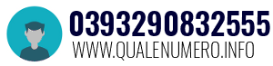 Numero di telefono 0393290832555 0393290832555
