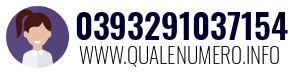 Numero di telefono 0393291037154 0393291037154