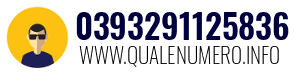 Numero di telefono 0393291125836 0393291125836