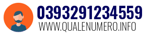 Numero di telefono 0393291234559 0393291234559