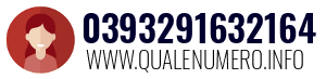 Numero di telefono 0393291632164 0393291632164