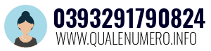 Numero di telefono 0393291790824 0393291790824