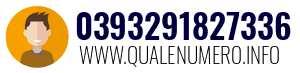Numero di telefono 0393291827336 0393291827336