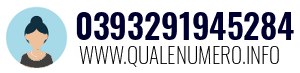 Numero di telefono 0393291945284 0393291945284