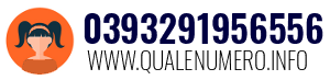 Numero di telefono 0393291956556 0393291956556