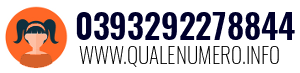 Numero di telefono 0393292278844 0393292278844