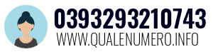 Numero di telefono 0393293210743 0393293210743