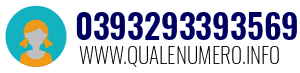Numero di telefono 0393293393569 0393293393569