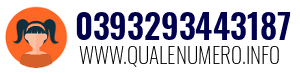 Numero di telefono 0393293443187 0393293443187