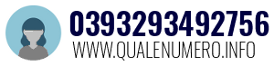 Numero di telefono 0393293492756 0393293492756