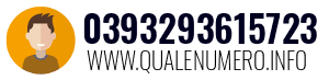 Numero di telefono 0393293615723 0393293615723