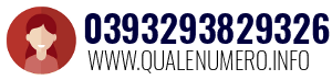 Numero di telefono 0393293829326 0393293829326